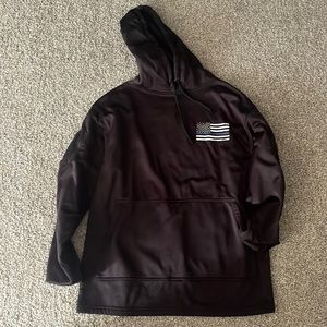 Thin blue line hoodie